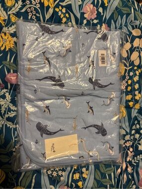 Kyte BABY Stream Shark Print Baby Blanket